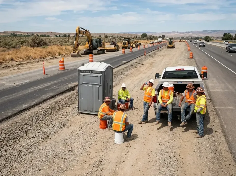 highway-road-construction-crew-007 — frequently asked questions, Porta Potty and Restroom Rentals in Hayesville, OR